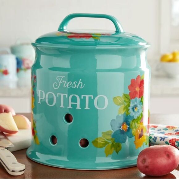 The Pioneer Woman Set of Potato Keeper, Onion Keeper and Garlic Keeper - Picture 3 of 6